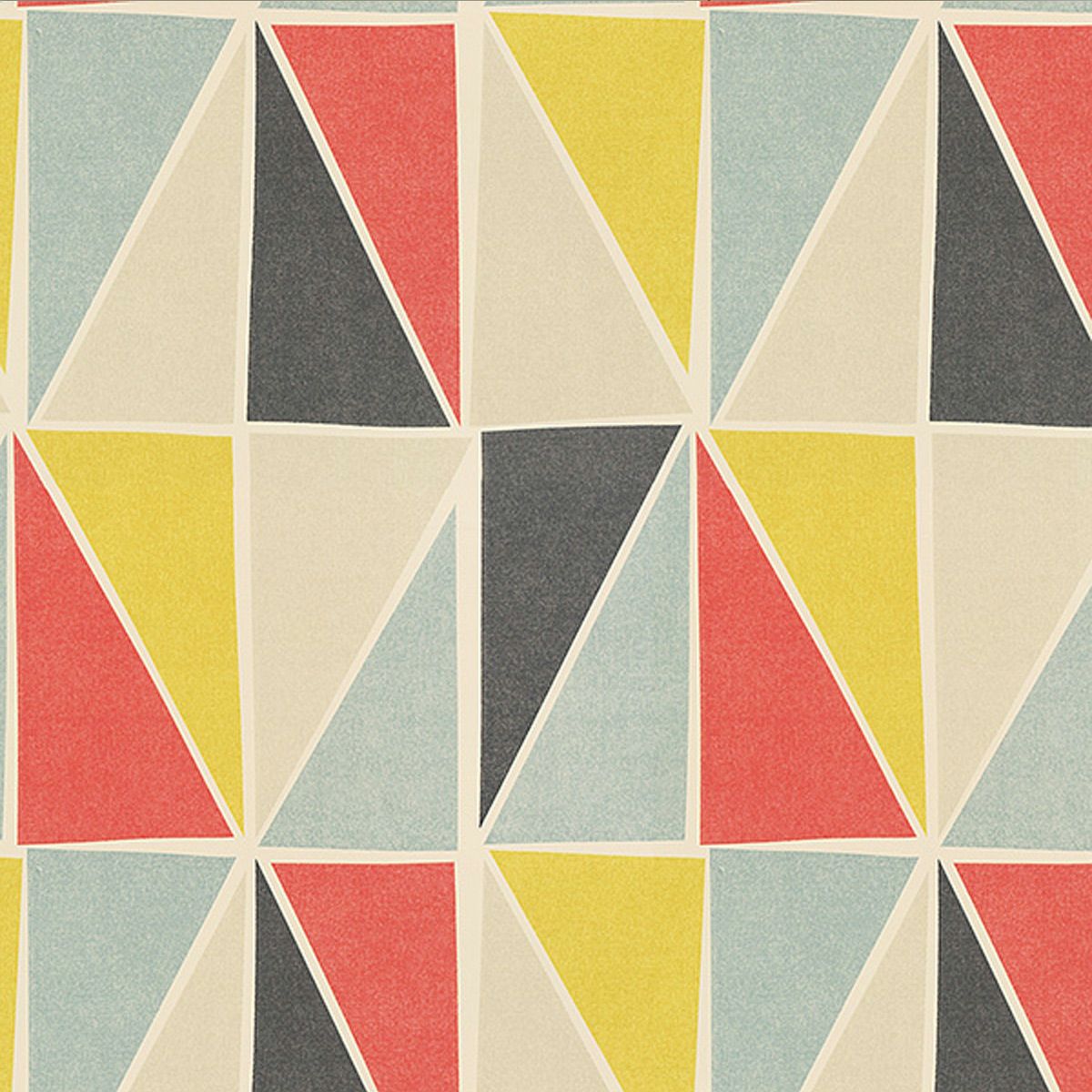 北欧ヴィンテージ風幾何柄カーテン ジムレ（D-1198）｜カーテン通販