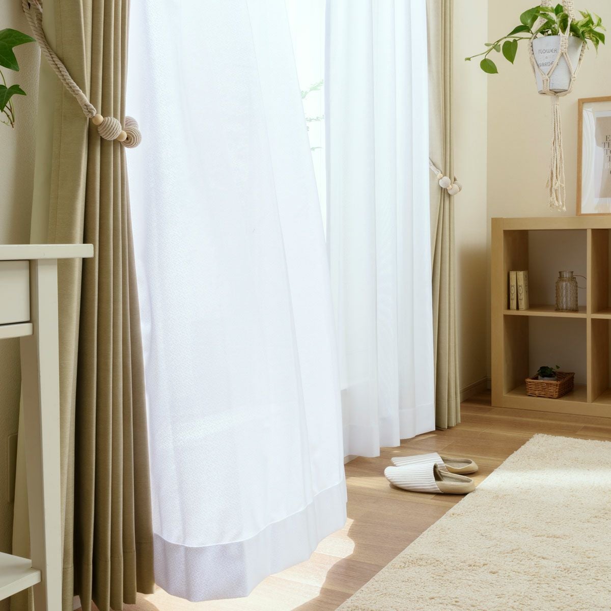 遮熱・遮像ミラーレースカーテン レースフロスト（L-0919)｜カーテン