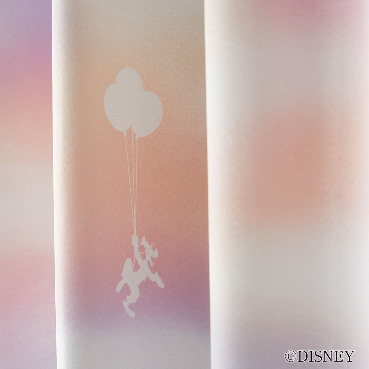 ディズニーカーテン 2級遮光カーテン メロウ〔ミッキー〕（D-1196