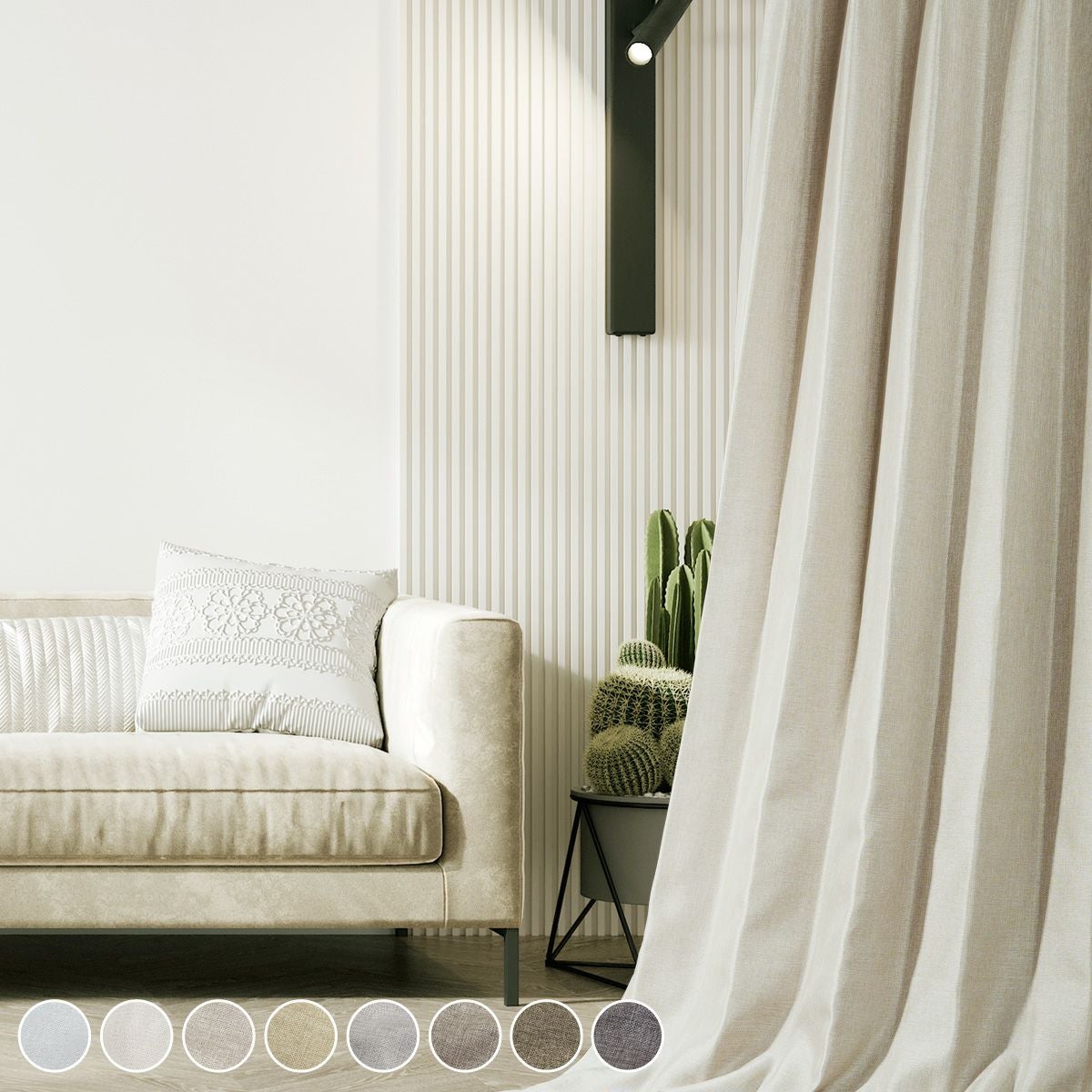 8色 ホテルライクな暮らしを楽しむ防炎1級遮光カーテン アルビス（D